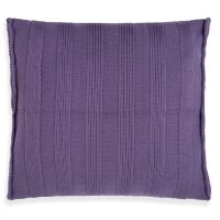 Knit Factory Jesse Kissen 50x50 cm Glatt Lila