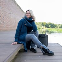 Knit Factory Alex Strickjacke 40/42 Glatt Dunkelblau