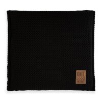 Knit Factory Maxx Kissen 50x50 cm Glatt Schwarz