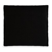 Knit Factory Maxx Kissen 50x50 cm Glatt Schwarz