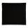 Knit Factory Maxx Kissen 50x50 cm Glatt Schwarz