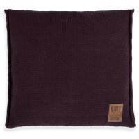 Knit Factory Uni Kissen 50x50 cm Glatt Lila