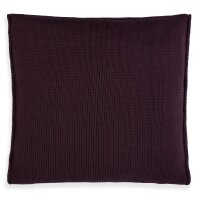 Knit Factory Uni Kissen 50x50 cm Glatt Lila