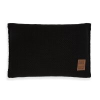 Knit Factory Lynn Kissen 60x40 cm Schwarz