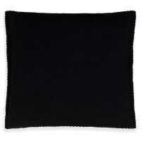 Knit Factory Lynn Kissen 50x50 cm Schwarz