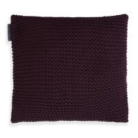 Knit Factory Vinz Kissen 50x50 cm Glatt Lila