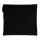 Knit Factory Vinz Kissen 50x50 cm Glatt Schwarz