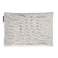 Knit Factory Vinz Kissen 60x40 cm Glatt Beige