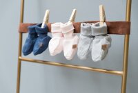 Baby’s Only Booties Melange khaki - 0-3 Monate Grün