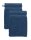 Beddinhouse Baumwoll-Frottee Frotteeware Sheer Dark Blue 16X22 Set A 3 x 16 x 22 cm Waschlappen Dunkelblau