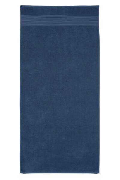 Beddinhouse Baumwoll-Frottee Frotteeware Sheer Dark Blue 70X140 70 x 140 cm 1 Duschtuch Dunkelblau