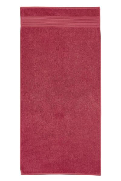 Beddinhouse Baumwoll-Frottee Frotteeware Sheer Red 70X140 70 x 140 cm 1 Duschtuch Rot