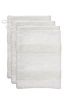 Beddinhouse Baumwoll-Frottee Frotteeware Sheer Stripe Sand 16X22 Set A 3 16 x 22 cm set van 3 x Waschlappen Sand