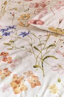 Beddinhouse Renforcé Bettwäsche Spring Flowers Natural 135X200 135 x 200 cm + 1x 80 x 80 cm 1 Bettbezug, 1 Kissenbezug Natur