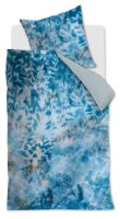 Beddinhouse Mako-Satin Bettwäsche Ombre Blue Grey 155X220 155 x 220 cm + 1x 80 x 80 cm 1 Bettbezug, 1 Kissenbezug Blau Grau