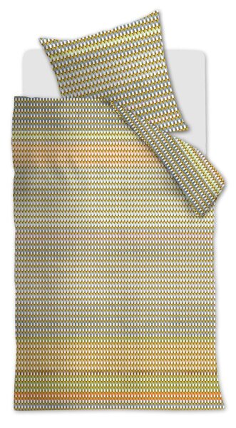 Beddinhouse Mako-Satin Bettwäsche Rhythm Multi 135X200 135 x 200 cm + 1x 80 x 80 cm 1 Bettbezug, 1 Kissenbezug Multi