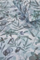 Beddinhouse Mako-Satin Bettwäsche Sombra Blue Grey 135X200 135 x 200 cm + 1x 80 x 80 cm 1 Bettbezug, 1 Kissenbezug Blau Grau