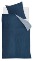 Beddinhouse 70% Cotton, 30% Lyocell, 40x40/127x77 TC210 Bettwäsche Innovative Blue 135X200 135 x 200 cm + 1x 80 x 80 cm 1 Bettbezug, 1 Kissenbezug Blau