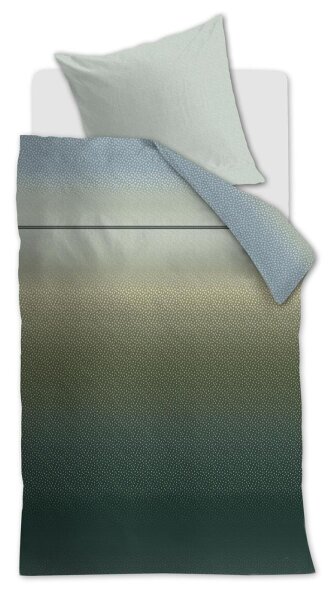 Beddinhouse 70% Cotton, 30% Lyocell, 40x40/127x77 TC210 Bettwäsche Ingmar Green 155X220 155 x 220 cm + 1x 80 x 80 cm 1 Bettbezug, 1 Kissenbezug Grün