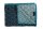 KAAT Amsterdam Baumwolle Kuscheldecke Metro Blue 180X260 180 x 260 cm 1 Tagesdecke Blau