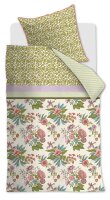 Oilily Mako-Satin Bettwäsche Line Flower Multi 155X220 155 x 220 cm + 1x 80 x 80 cm 1 Bettbezug, 1 Kissenbezug Multi