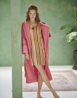 Pip Studio 100% Cotton, terry, 450 GSM Bademantel Soft Zellige Bathrobe Coral S S 1 Bademantel Korallenrot