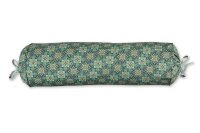 Pip Studio  Dekokissen Poppy Stitch Roll Cushion Green 22X70 22 x 70 cm 1 Zierkissen Grün