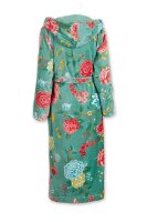 Pip Studio 100% Cotton, terry velour, 380 GSM Bademantel Good Evening Bathrobe Green Xxl XXL 1 Bademantel Grün