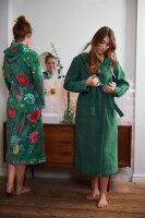 Pip Studio 100% Cotton, terry, 450 GSM Bademantel Soft Zellige Bathrobe Green Xs XS 1 Bademantel Grün