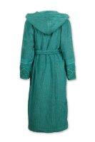 Pip Studio 100% Cotton, terry, 450 GSM Bademantel Soft Zellige Bathrobe Green S S 1 Bademantel Grün