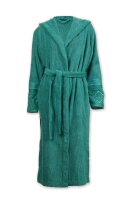 Pip Studio 100% Cotton, terry, 450 GSM Bademantel Soft Zellige Bathrobe Green S S 1 Bademantel Grün