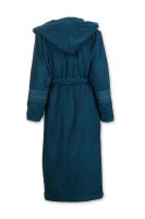 Pip Studio 100% Cotton, terry, 450 GSM Bademantel Soft Zellige Bathrobe Dark Blue Xs XS 1 Bademantel Dunkelblau