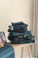 Pip Studio 100% Cotton, terry, 500 GSM Frotteeware Soft Zellige Dark Blue 70X140 70 x 140 cm 1 Duschtuch Dunkelblau