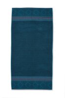 Pip Studio 100% Cotton, terry, 500 GSM Frotteeware Soft Zellige Dark Blue 70X140 70 x 140 cm 1 Duschtuch Dunkelblau