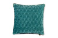 Pip Studio Baumwollsamt Dekokissen Quilty Dreams Blue 45X45 45 x 45 cm 1 Zierkissen Blau