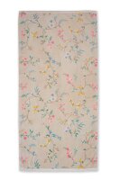 Pip Studio 100% Cotton, terry velour, 500 GSM Frotteeware Les Fleurs Khaki 70X140 70 x 140 cm 1 Duschtuch Khaki