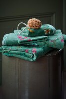 Pip Studio 100% Cotton, terry velour, 500 GSM Frotteeware Les Fleurs Green 70X140 70 x 140 cm 1 Duschtuch Grün