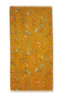 Pip Studio 100% Cotton, terry velour, 500 GSM Frotteeware Les Fleurs Yellow 70X140 70 x 140 cm 1 Duschtuch Gelb