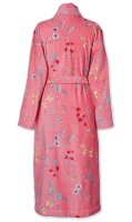 Pip Studio 100% Cotton, terry velour, 380 GSM Bademantel Les Fleurs Bathrobe Pink S S 1 Bademantel Rosa