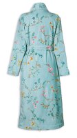 Pip Studio 100% Cotton, terry velour, 380 GSM Bademantel Les Fleurs Bathrobe Blue Xs XS 1 Bademantel Blau