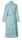 Pip Studio 100% Cotton, terry velour, 380 GSM Bademantel Les Fleurs Bathrobe Blue S S 1 Bademantel Blau