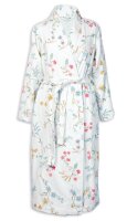 Pip Studio 100% Cotton, terry velour, 380 GSM Bademantel Les Fleurs Bathrobe White Xs XS 1 Bademantel Weiß