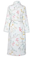 Pip Studio 100% Cotton, terry velour, 380 GSM Bademantel Les Fleurs Bathrobe White S S 1 Bademantel Weiß