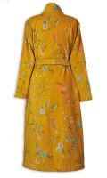 Pip Studio 100% Cotton, terry velour, 380 GSM Bademantel Les Fleurs Bathrobe Yellow Xs XS 1 Bademantel Gelb