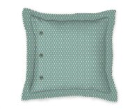 Pip Studio  Dekokissen Petites Fleurs Square Cushion Khaki 45X45 45 x 45 cm 1 Zierkissen Khaki