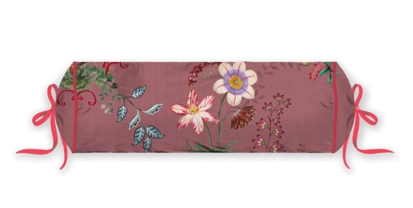 Pip Studio  Dekokissen Chinese Porcelain Roll Cushion Pink 22X70 22 x 70 cm 1 Zierkissen Rosa