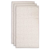 Pip Studio 100% Cotton, terry, 500 GSM Frotzteeware Tile Pip Khaki 55X100 Set A 3 55 x 100 cm set van 3 Handtuch Khaki