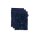 Pip Studio 100% Cotton, terry, 500 GSM Frotteware Tile Pip Dark Blue 16X22 Set A 3 16 x 22 cm set van 3 x Waschlappen Dunkelblau