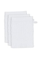 Pip Studio 100% Cotton, terry, 500 GSM Frotteware Tile Pip White 16X22 Set A 3 16 x 22 cm set van 3 x Waschlappen Weiß