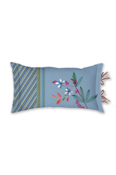 Pip Studio  Dekokissen Flirting Birds Cushion Blue 35X60 35 x 60 cm 1 Zierkissen Blau